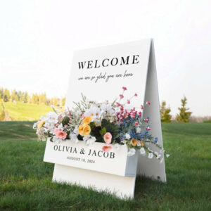 Personalized Wooden Wedding Sign