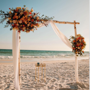 Two Post Birchwood Arbor