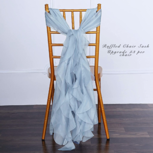 Ruffled Chair Sashes